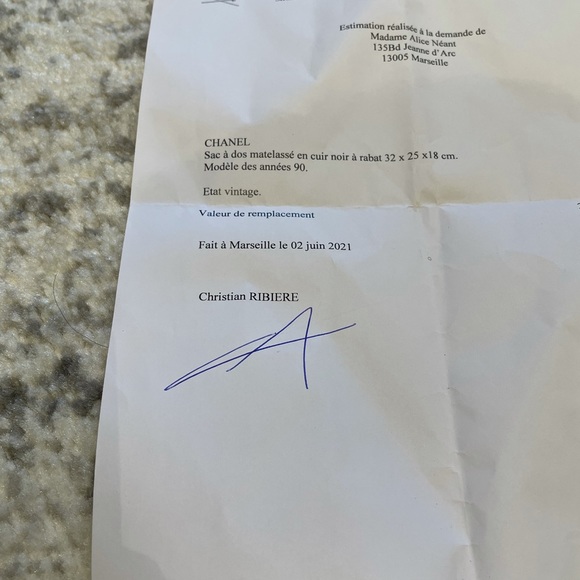 Vintage Authentic Chanel backpack CC logo - Picture 8 of 12